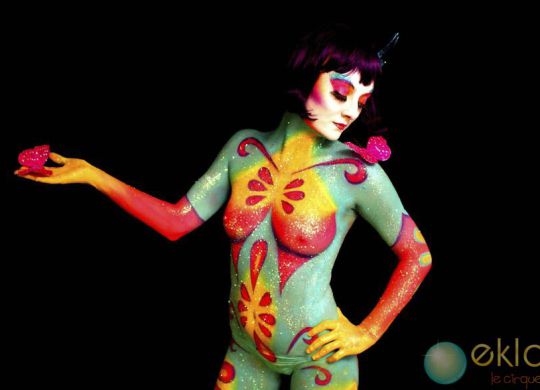 Bodypainting maquillage - Eklabul événement