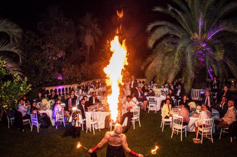 Wedding in a villa of Cannes