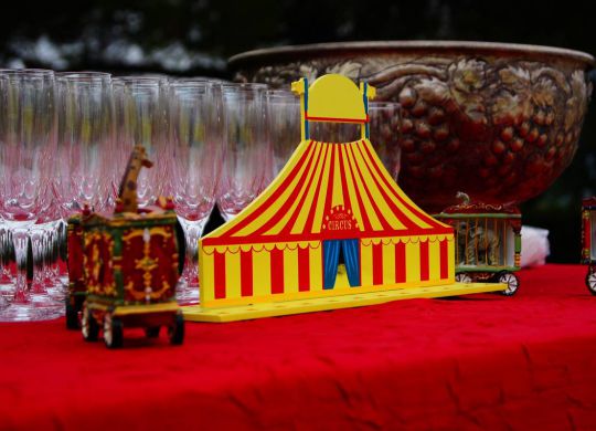 soirée adultes thème circus Roquefort - Eklabul Evenements