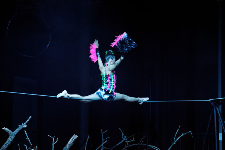 ON A TIGHTROPE