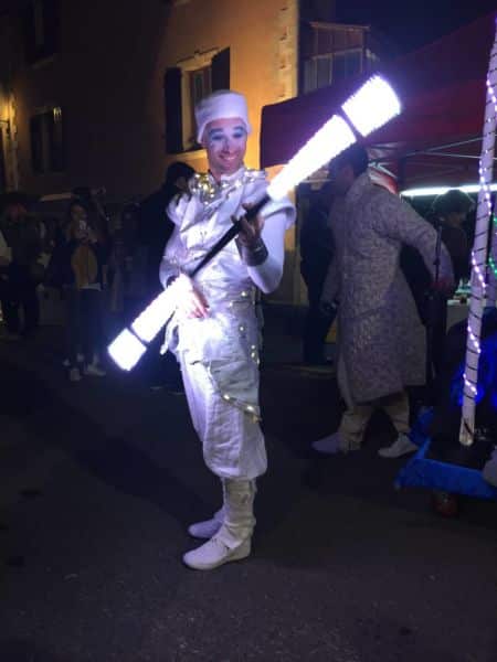 Animations danse & technologies lumineuses Parade lumineux Biot - Eklabul Evenements