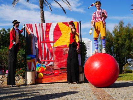 Anniversaire sur le thème du cirque à St Tropez