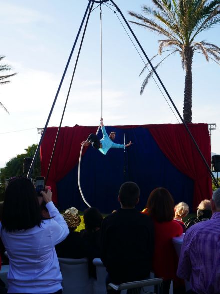 Circus themed birthday in St Tropez