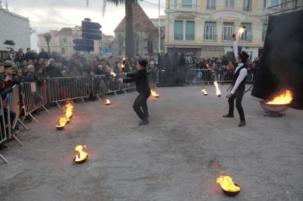 Menton on Fire for New Year's Eve