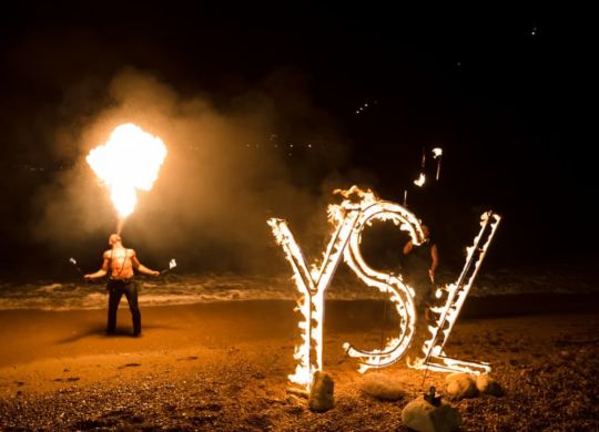 Soirée Yves Saint Laurent - Plage de la Mala - 12 juin 2019