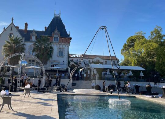 portique flottant soirée Benefit 10