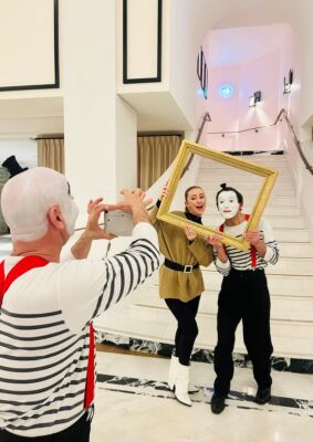 Spectacle et artiste Mime