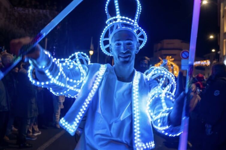 Luminous White Parade